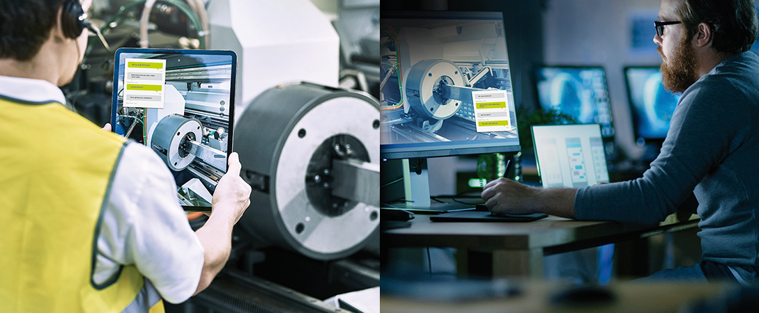 Remote technical assistance for production systems Remote technical assistance for production systems