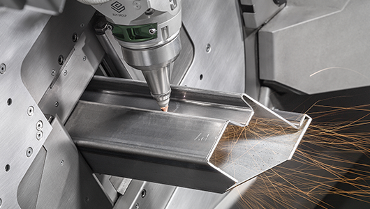 Piercing is faster and safer on thick-walled materials