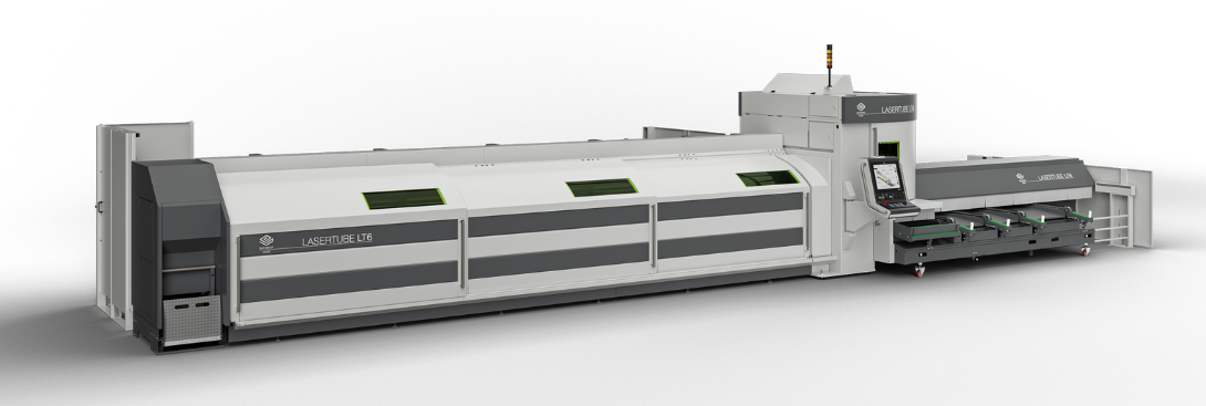 LT6 automatic laser cutting machine for metal tubes and profiles